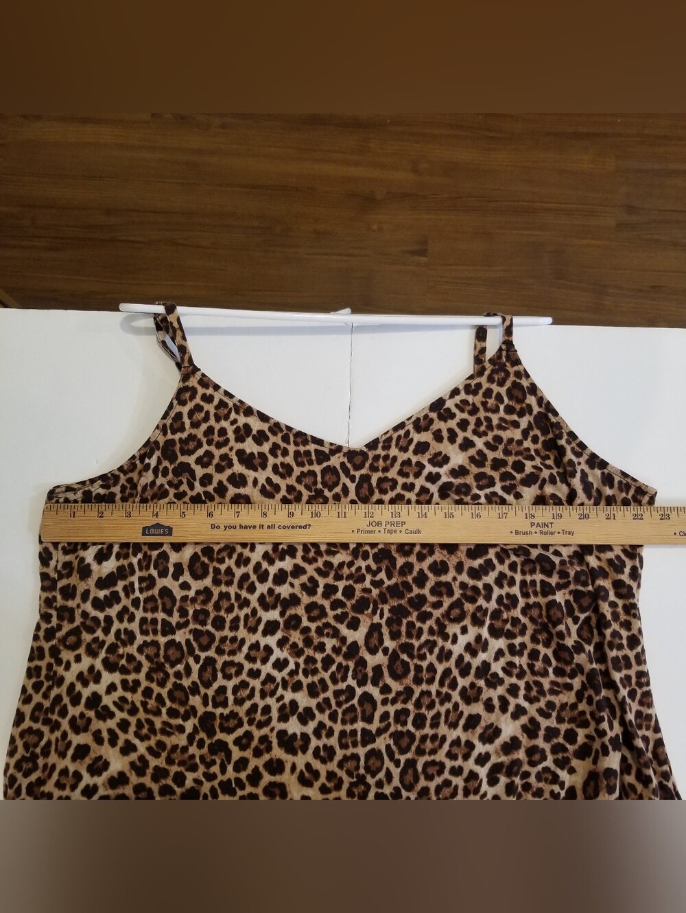 Torrid 3 Tank Top Women's 3X Brown Leopard Animal Print Adjustable Straps - Picture 6 of 7